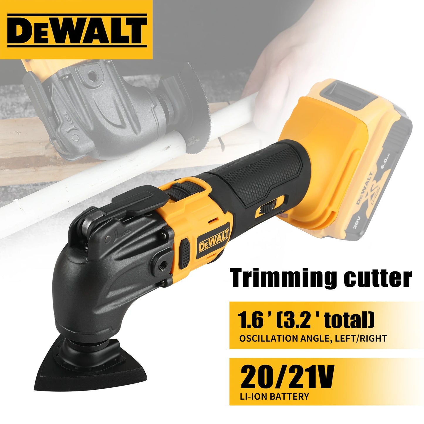 DEWALT 20V MAX Brushless Cordless Oscillating Multi-Tool 5 Accessories Included!