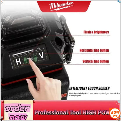 Milwaukee 4.2V 360 Degree Vertical Laser Level Green Beam 16 Lines Self-leveling