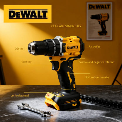 2025 DEWALT 20V Rechargeable Brushless Compact Electric Screwdriver Hand Drill Impact Drill DCD805