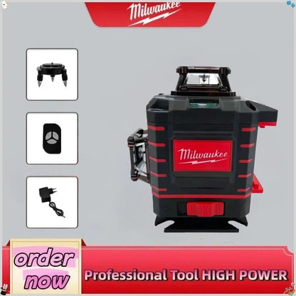 Milwaukee 4.2V 360 Degree Vertical Laser Level Green Beam 16 Lines Self-leveling